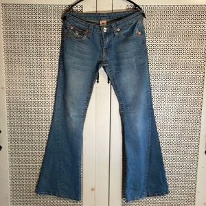 True Religion Twisted Hem Jeans